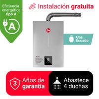 TERMA A GAS 21 L GLP RHEEM TIRO FORZADO