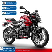 Moto Bajaj Pulsar NS 160 Modelo 2026 Rojo Gris