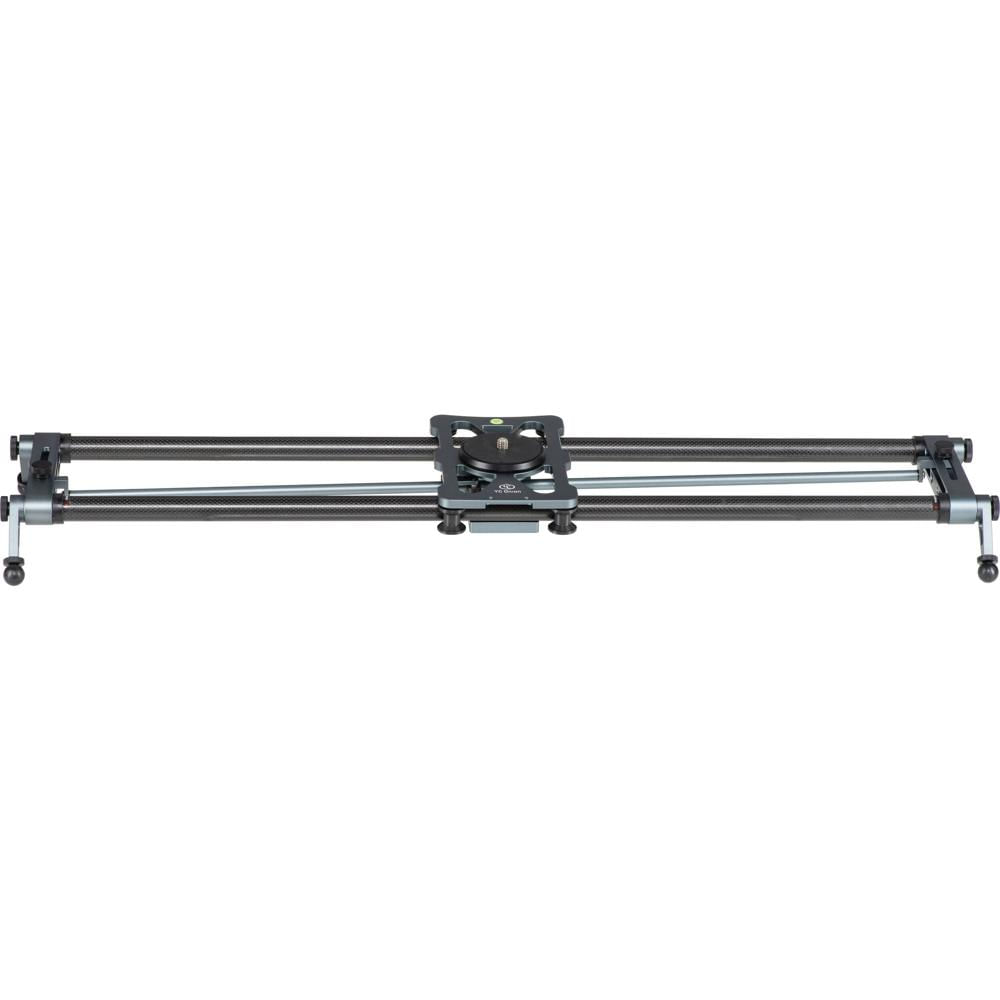 YC Onion Slider Manual Carbon Fiber 31.5"" - Soporte Horizontal hasta 22 lb, Nivel Burbuja,