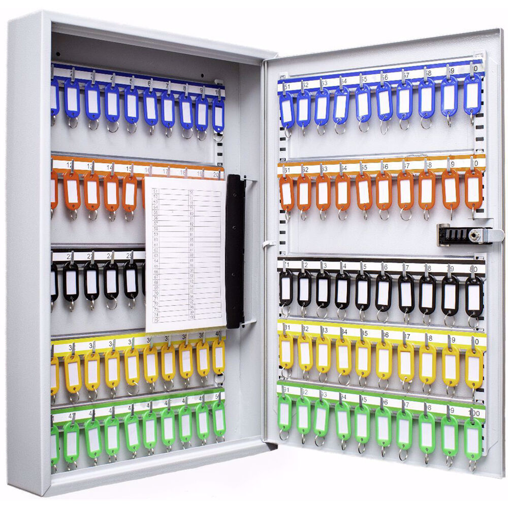 Barska Gabinete de Llaves de 100 Posiciones con Cerradura de Combinación, Acero de 0.8mm,