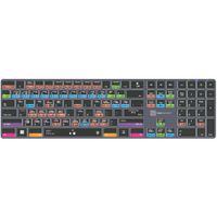 Logickeyboard Cockos Reaper TITAN Teclado Inalámbrico Retroiluminado US Inglés - 108 Tec