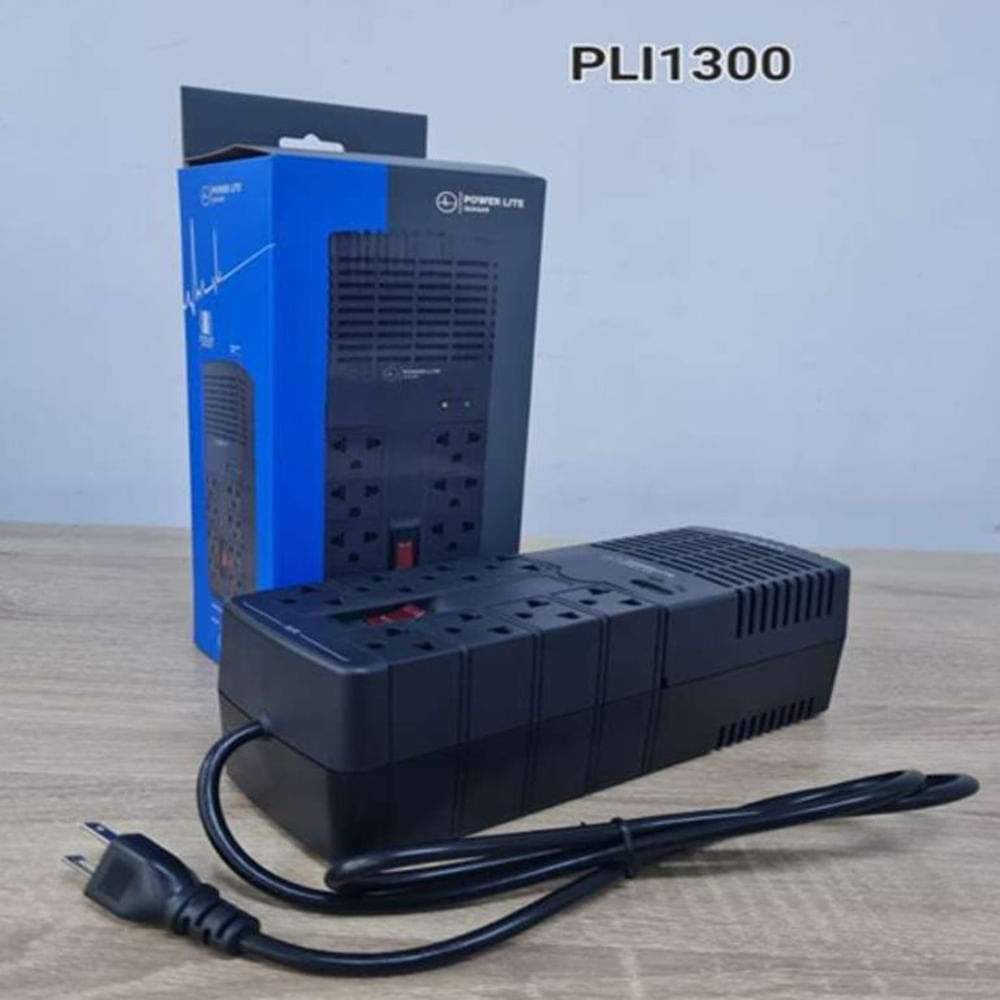 Estabilizador / Regulador Automático de Voltaje 1300VA – 650W con 8 Receptáculos Universales