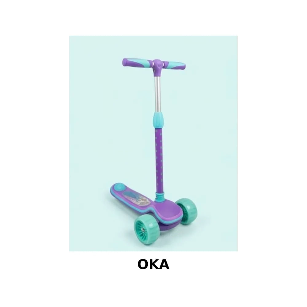 Scooter Pixel Oka con Luces LED y Música – 20 Modos de Luz (MUJER) Multicolor