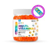 Gomitas Multivitaminas Adulto 150 Gomitas- Dermo Sumak más Regalo 1 Pastillero