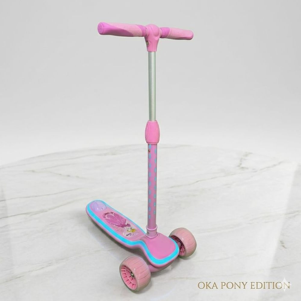 Scooter Pixel Oka con Luces LED y Música – 20 Modos de Luz (MUJER) Multicolor