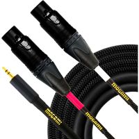 Mogami Y-Cable 3.5mm TRS a Doble XLR Femenino 20' - Conectores Dorados