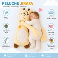Peluche de Compañía para Bebé con Función de Palmaditas y Control Remoto - JIRAFA