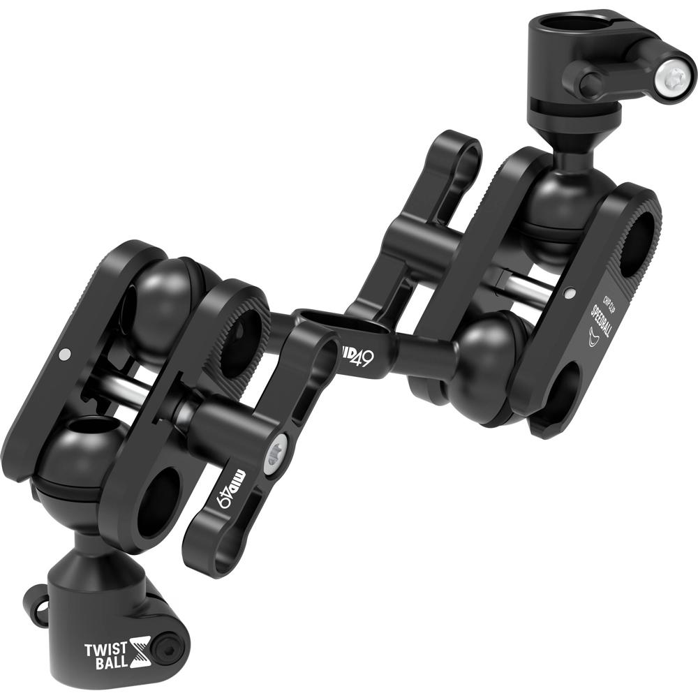 MID49 Brazo Soporte para Monitor TWIST Ball 3"" con Ajuste de Fricción Variable