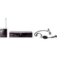 AKG Perception Wireless Sports Set - PT 45 Bodypack Transmitter, C 544 L Headworn Micropho