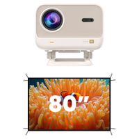 Yaber Proyector L2 Plus 700 Lúmenes Full HD con Pantalla Plegable de 80""