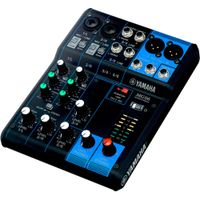 Yamaha Mezclador MG06 6 Canales con Preamplificadores D-PRE, 2 Entradas XLR-1/4"" y 2 Entra