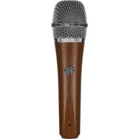 Telefunken M80 Micrófono Dinámico de Mano Supercardioide con Cuerpo de Madera Cereza y R