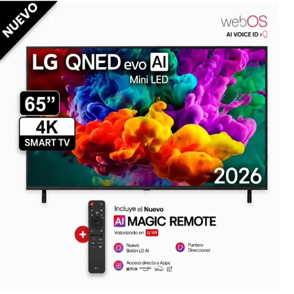 Televisor LG 65"" QNED MINI LED 4K ULTRA HD 65QNED65BSA