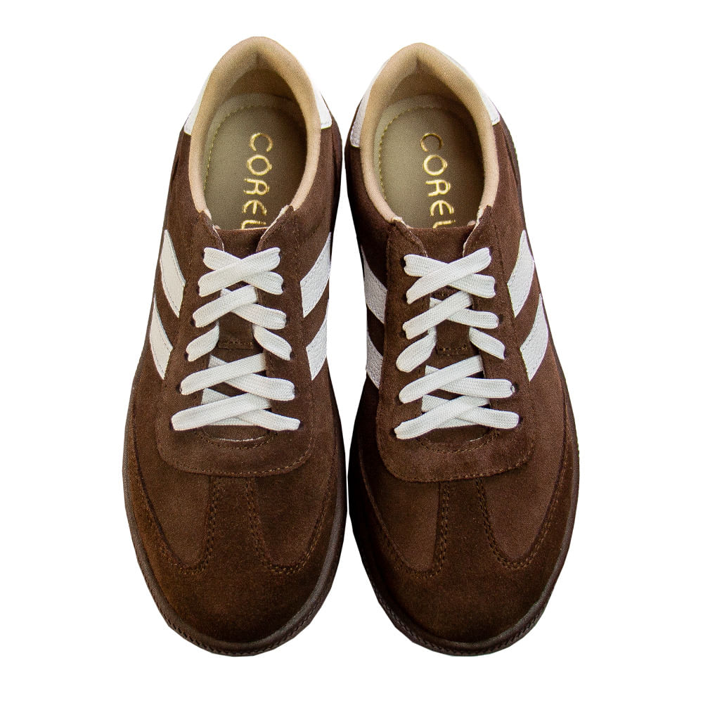 Zapatilla Plataforma Mujer Corelli Siena Gamuzón Marrón Talla 35