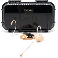 THOR Micrófono de Cabeza Omnidireccional Hammer SE-9 con Boom de 90mm y Conector TA4F (Ta