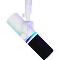 BEACN Mic Micrófono Dinámico USB Broadcast Blanco, Patrón Cardioide, Supresión de Ruid