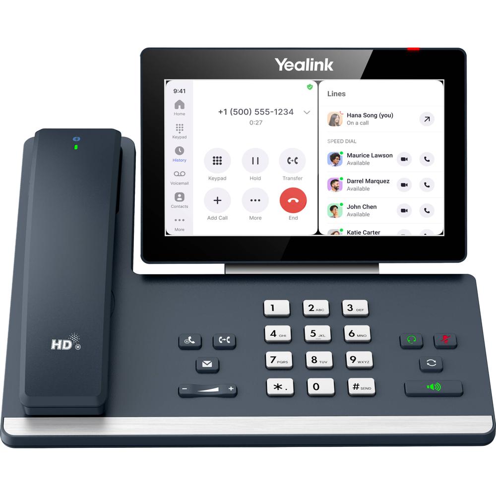 Yealink MP58-WH E2 Teléfono IP Inalámbrico Zoom con Pantalla Táctil de 7"" y Tecnología