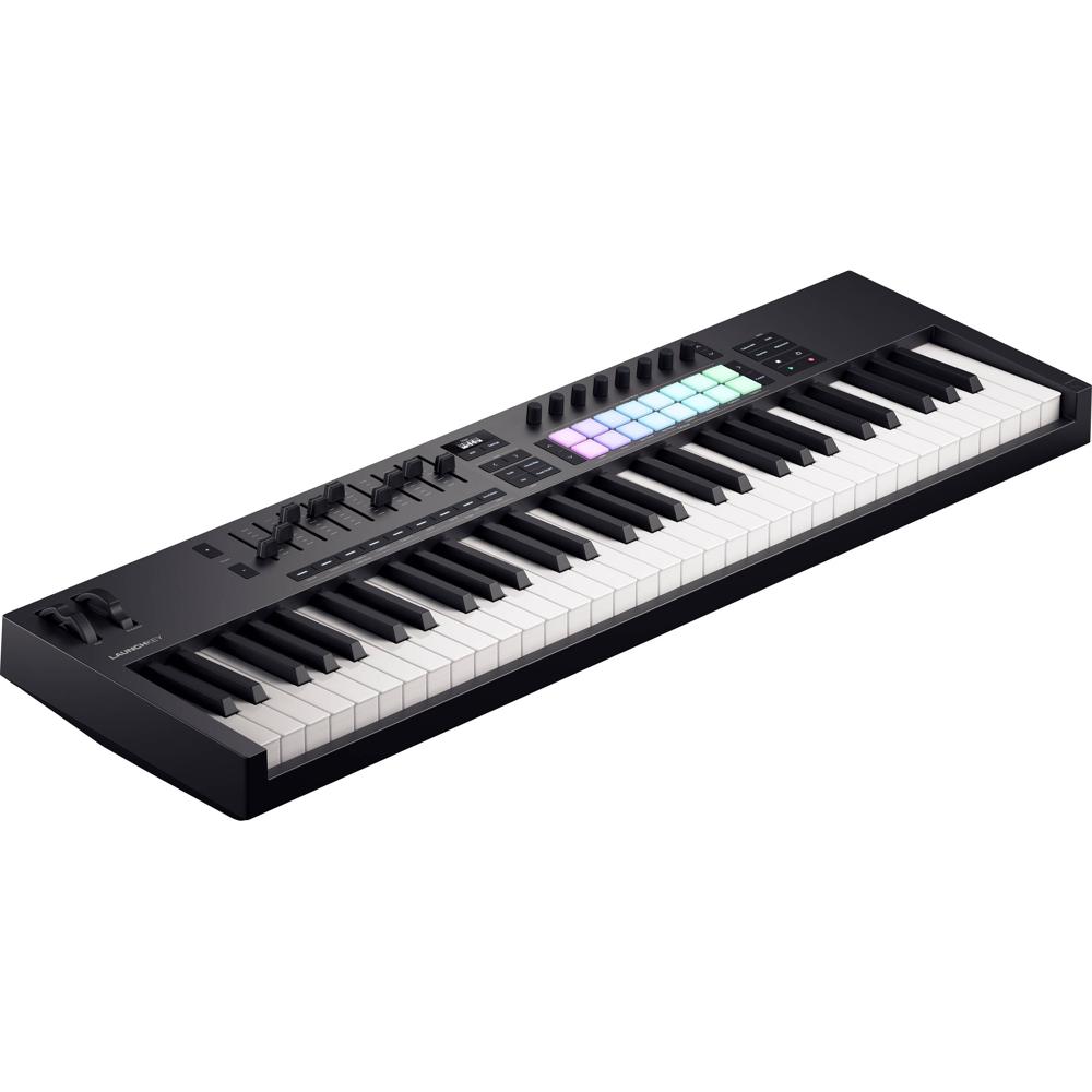 Novation Launchkey 61 MK4 Controlador MIDI USB - 61 Teclas Semi-Pesadas, 16 Pads RGB, Pant