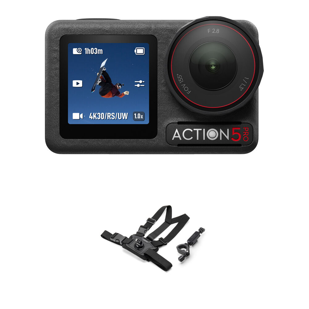 DJI Osmo Action 5 Pro Combo Kit 4K con Sensor CMOS