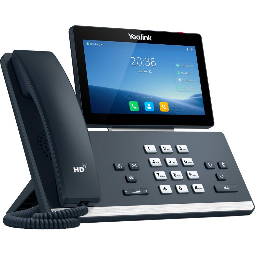 Yealink SIP-T58W Teléfono de Escritorio Inteligente con Pantalla Táctil de 7'' y Android