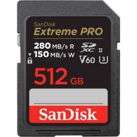 SanDisk Tarjeta de Memoria SDXC Extreme PRO 512GB UHS-II V60
