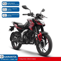 Moto Bajaj Pulsar N 125 FI Negro Rojo