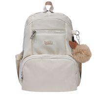 Mochila Modelo Print A4 Kengar - Crema Claro