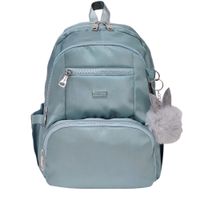 Mochila Modelo Print A4 Kengar - Verde Cemento