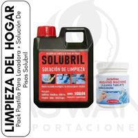 Pack Pastilla Para Lavadora y Solución De Pisos Solubril