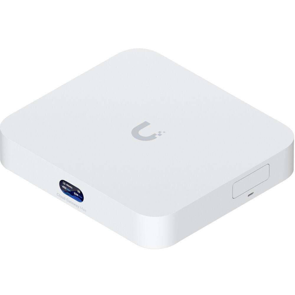 Ubiquiti Cloud Gateway Max UCG-MAX 2.3 Gb/s IDS/IPS, 512GB NVMe SSD, 3GB RAM, 5 puertos Et