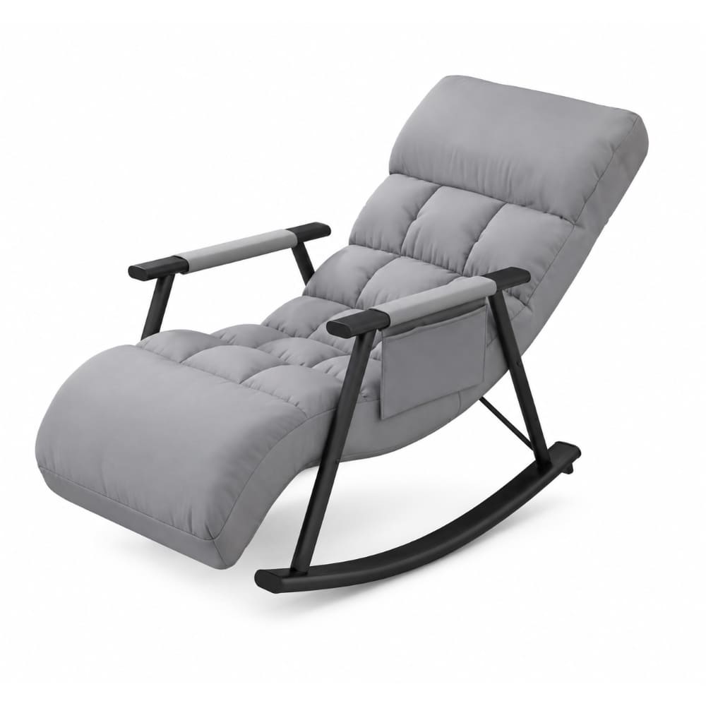 Silla Mecedora Reclinable Acolchada Extra Comodidad Dormitorio Hogar D654-2
