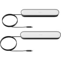Philips Hue Play Light Bar 2-Pack - 530 Lumens, Dimmable, 2000 a 6500K, Compatible con Ale