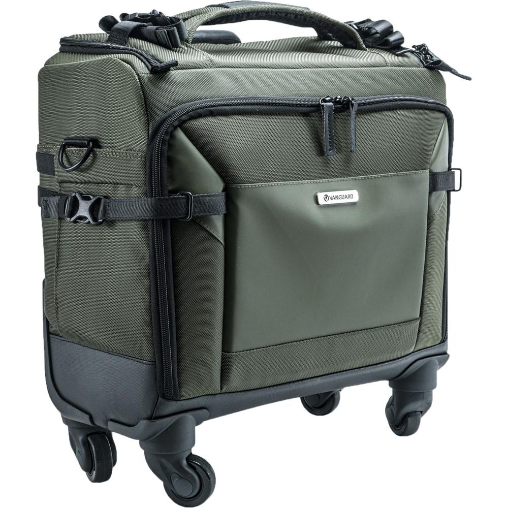 Vanguard VEO SELECT 42T Trolley Bag Verde - Capacidad para 2 DSLRs, 6 Lentes, Laptop de 15