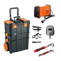 Caja Organizadora 53l + Soldadora Inversora +juego De Llaves