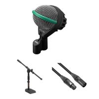 AKG D112 MKII Micrófono Dinámico para Bajo y Batería con Soporte y Cable XLR