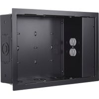 Chief Caja de Almacenamiento In-Wall con Filtro de 2 Receptáculos y Protección contra So