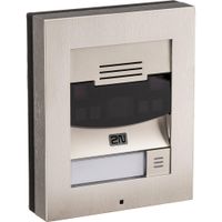 2N Intercom IP Solo con Cámara HD - Montaje Superficial, Nickel, Resistente al Agua y Gol