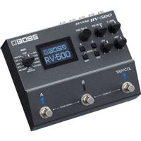 BOSS Pedal de Reverb RV-500 con 21 Efectos de Modulación, 12 Modos y Conexiones Estéreo