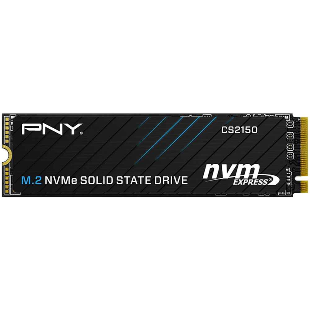PNY SSD Interno M.2 2280 CS2150 4TB NVMe PCIe 5.0 - Lectura 9200 MB/s, Escritura 7900 MB/s