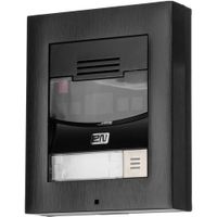 2N Intercom IP Solo con Cámara HD - Montaje Superficial, Negro, IP54, IK08, Visión Noctu