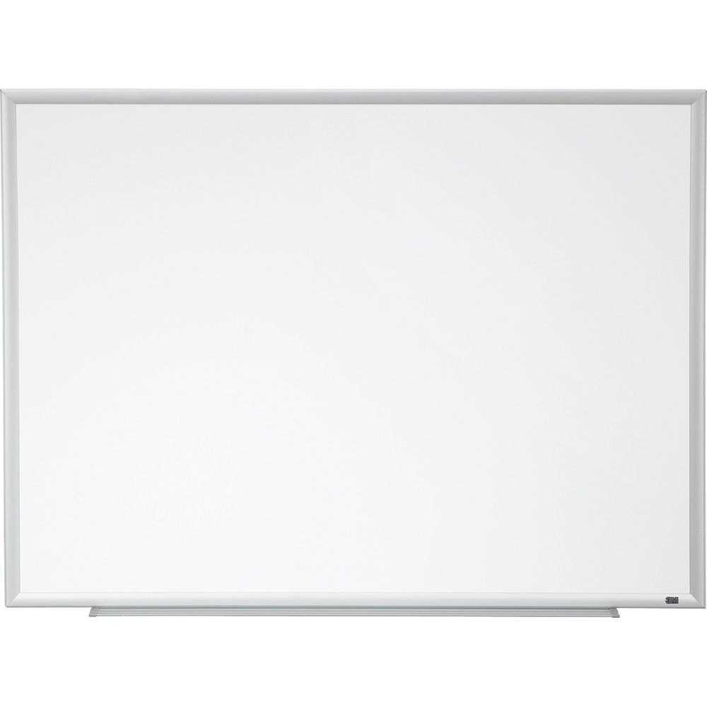 3M Pizarra Blanca Porcelana DEP4836A 48 x 36"" Acabado Satinado con Marco de Aluminio y 4 B
