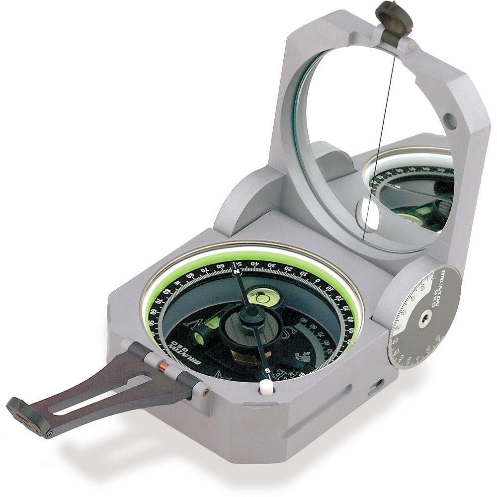 Brunton GEO Pocket Transit Compass 0-360° con Clinómetro y Carcasa Impermeable