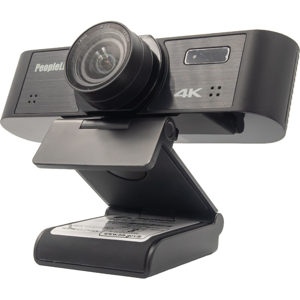 PeopleLink Webcam Eagle 4K - 8MP, 120° Campo de Visión, AI Auto-Framing y Tracking, USB-