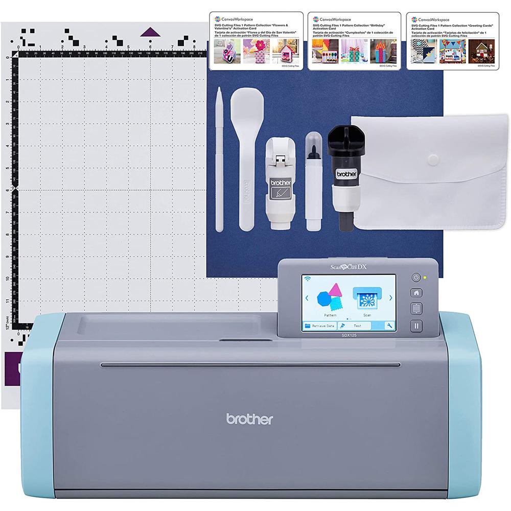 Brother ScanNCut DX SDX125 Máquina de Corte Electrónica con Escáner 600 dpi, Pantalla T