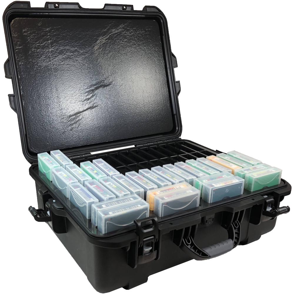 Turtle Case Tera Turtle 50 Capacity LTO Case - Estuche impermeable para 50 cintas LTO