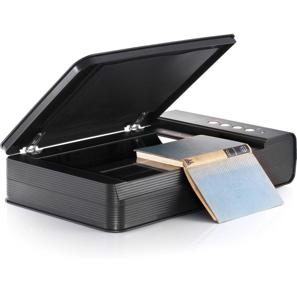 Plustek OpticBook 4800 Escáner de Libros con Eliminación de Sombra de Espina, 1200 dpi,