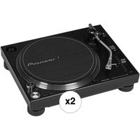 Pioneer PLX-1000 Tornamesas Profesionales de DJ - Motor Directo de Alto Torque, Chasis de