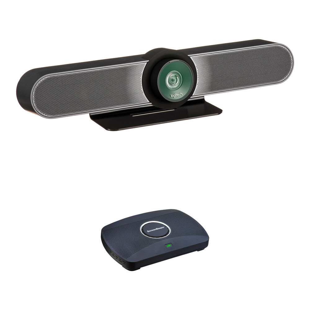 Logitech MeetUp 4K ConferenceCam Kit con Receptor Inalámbrico 4K