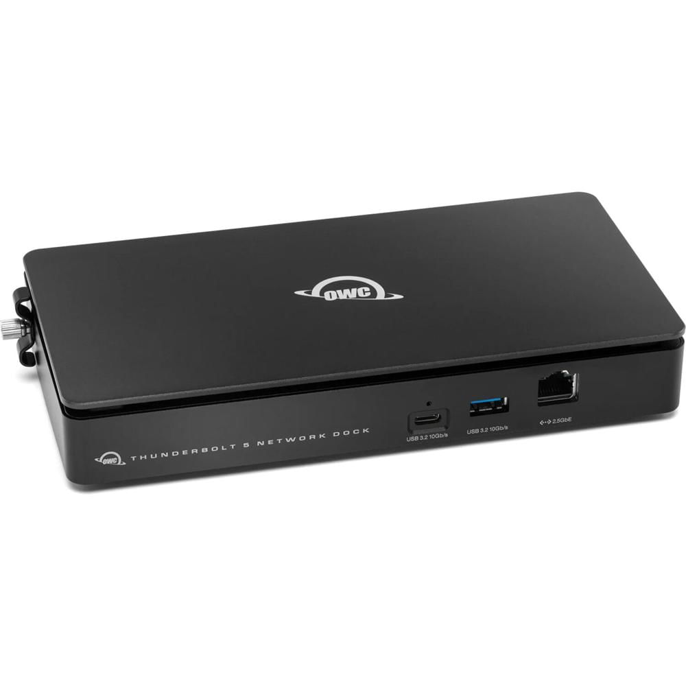 OWC Dock Thunderbolt 5 Dual 10GbE - 2x 10GbE RJ45, 1x 2.5GbE RJ45, 3x Thunderbolt 5, 3x US