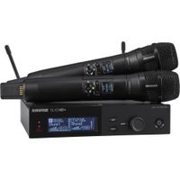 Shure SLXD24D+/N8C Sistema de Micrófono Inalámbrico Digital de Mano Doble Canal con Cáp